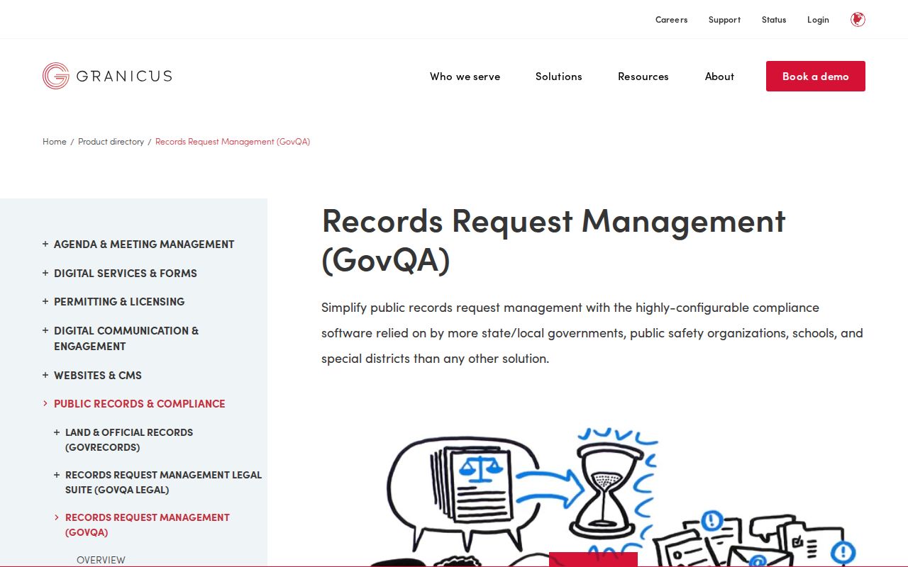 James City County warrant records request center interface